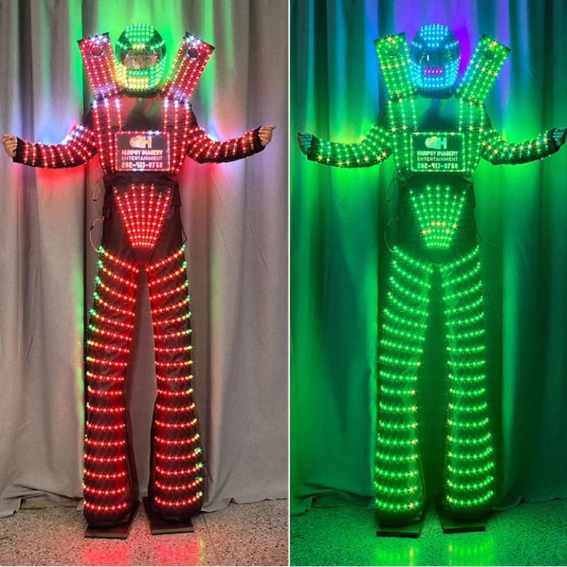 Cosplay Clothes Dancer Performance Wear with Stilt Costume