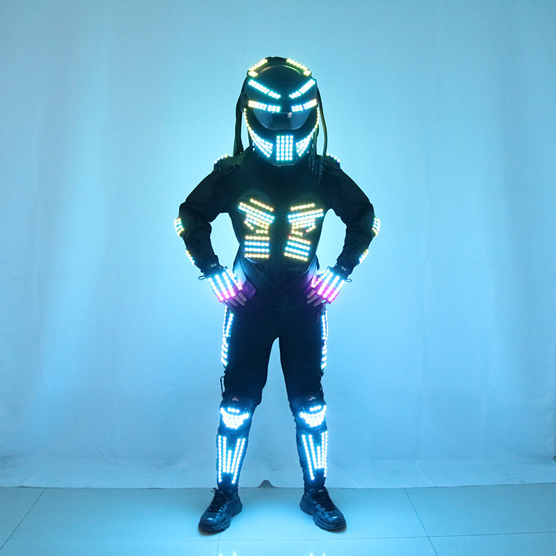 LED Robot Suit Full Color Changing Robot Stage Show Party Performance