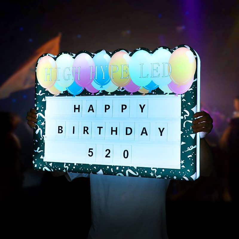 Custom LOGO LED Letters Board Sign Display for Nightclub Party