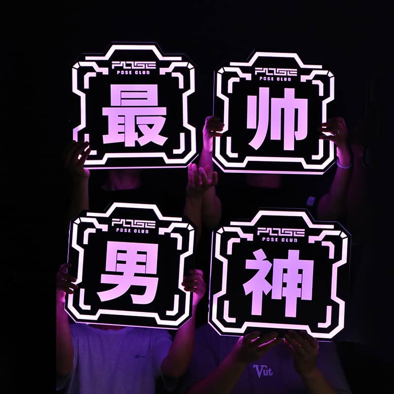 Rechargeable LED Letters Board Display for Night Club