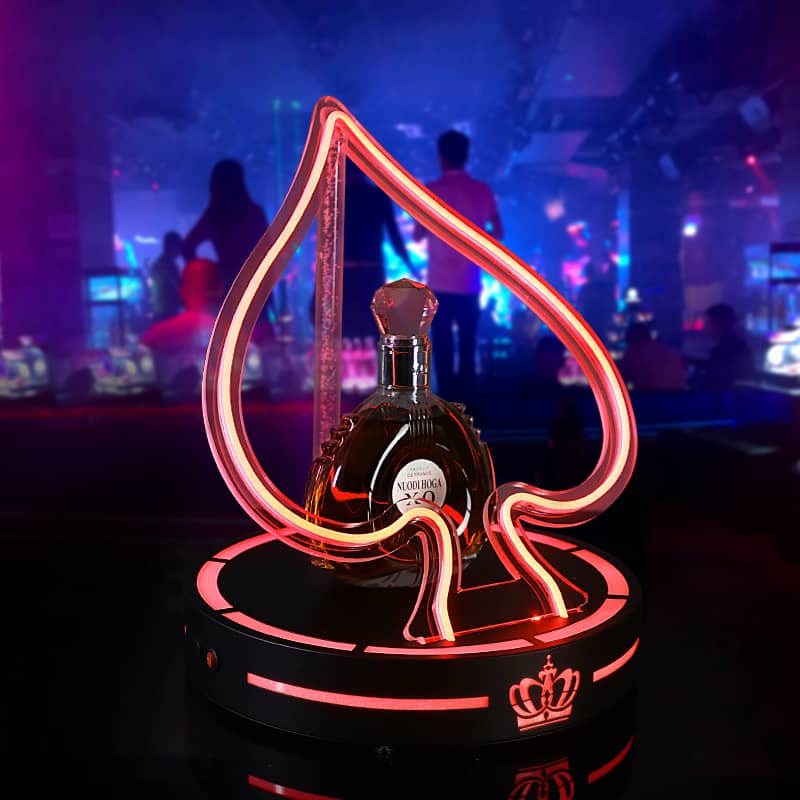 Ace of Spades Gold LED Bottle Presenter Glorifier for Night Club Lounge
