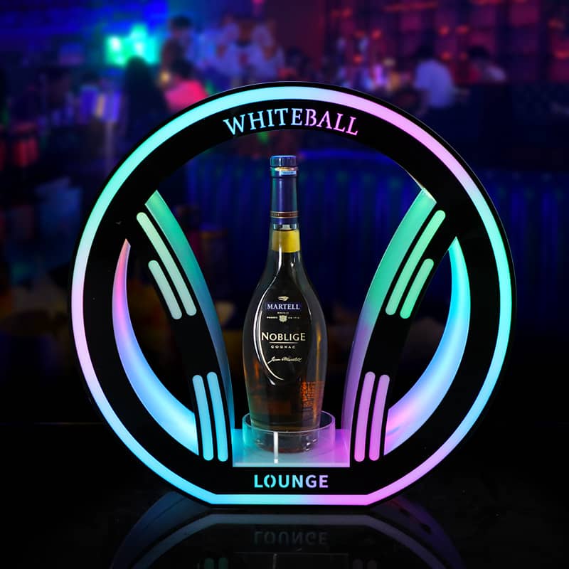 Led Bottle Presenter  Bar Base Luxury Design for Nightclub