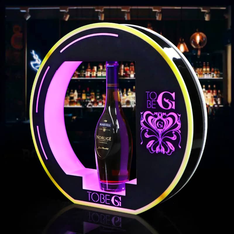 Customized  Acrylic Vodka Whisky Champagne Show Shelf