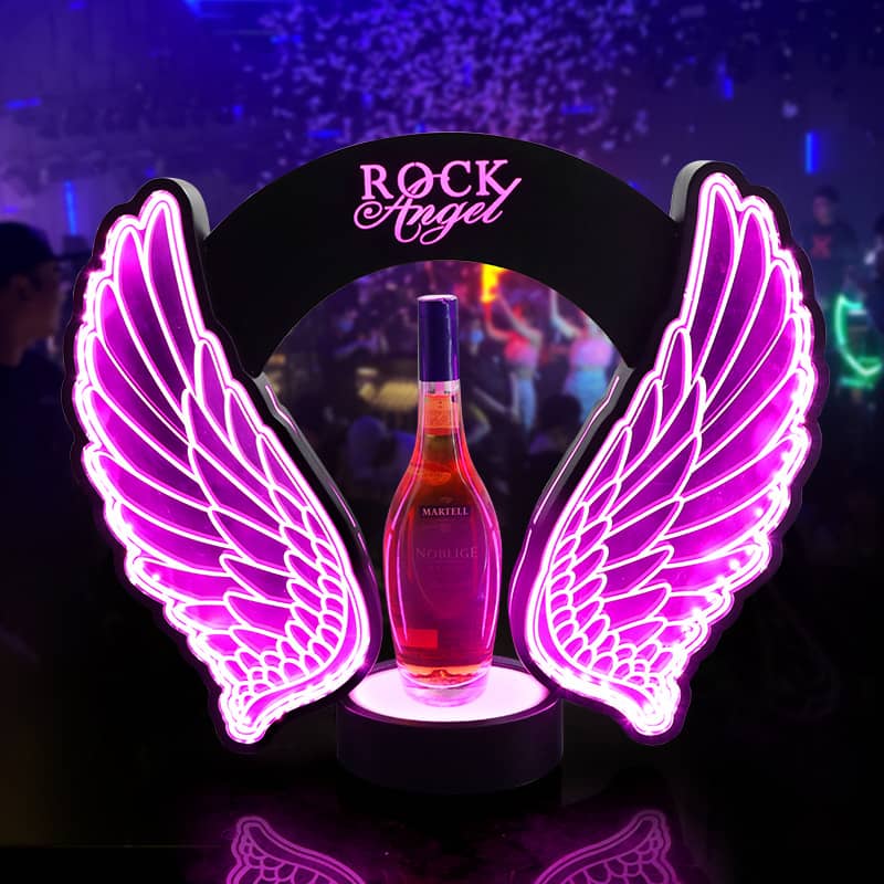 LED Angel Wings Glorifier Glowing Bottle Stylish Display