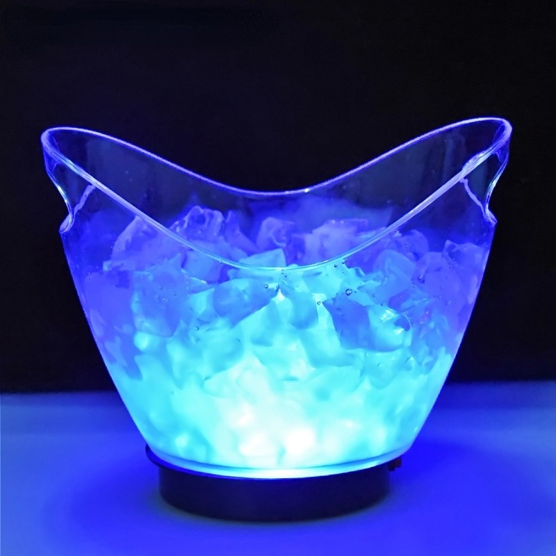Acrylic Small Apacity Unique Custom Logo Wine Chiller Cooler