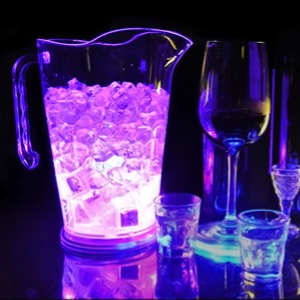 Custom logo 1.8L Glowing Led Ice Bucket