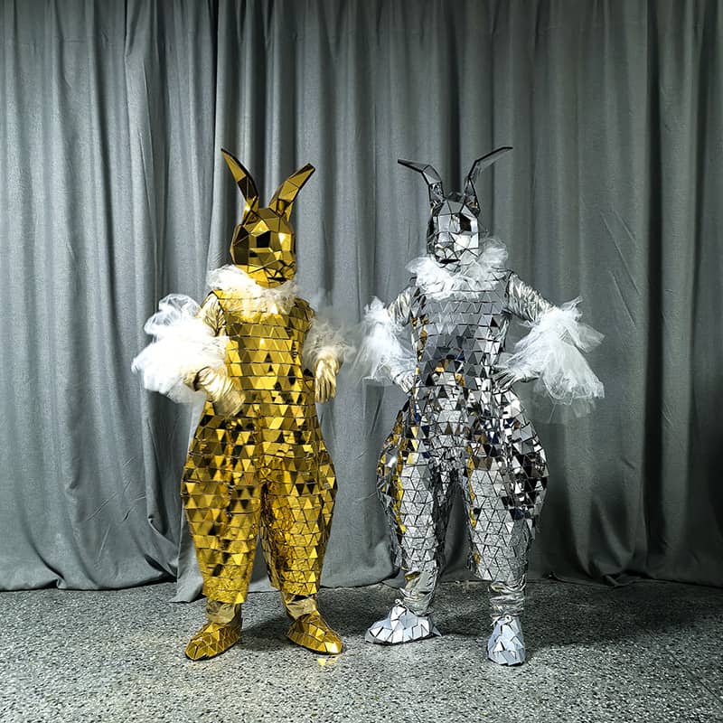 Mirror performance costume