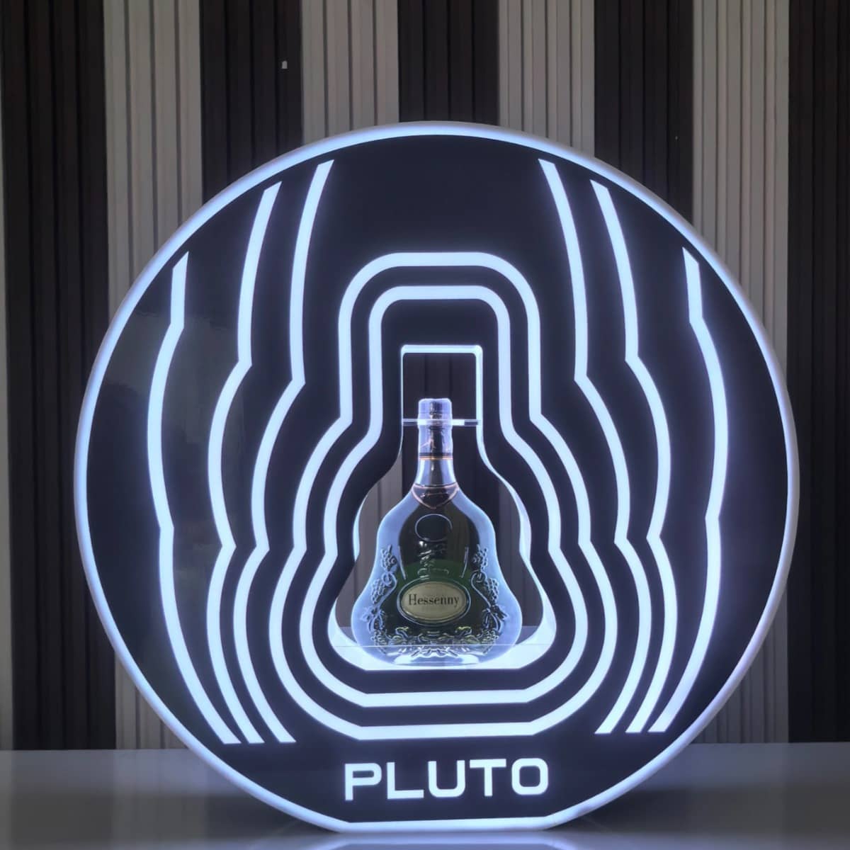 Vip Service Wine Acrylic LED Bottle Presenter