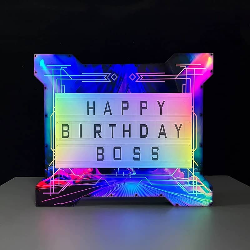 Acrylic LED Rechargeable Light Box Customizable logo available