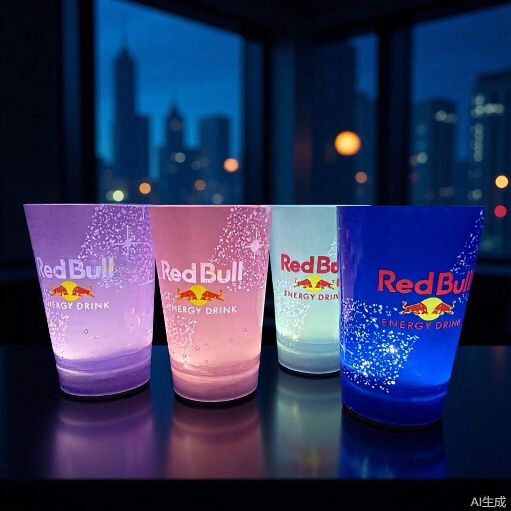 Redbull Cup LED Water-Sensing Illuminating Cup